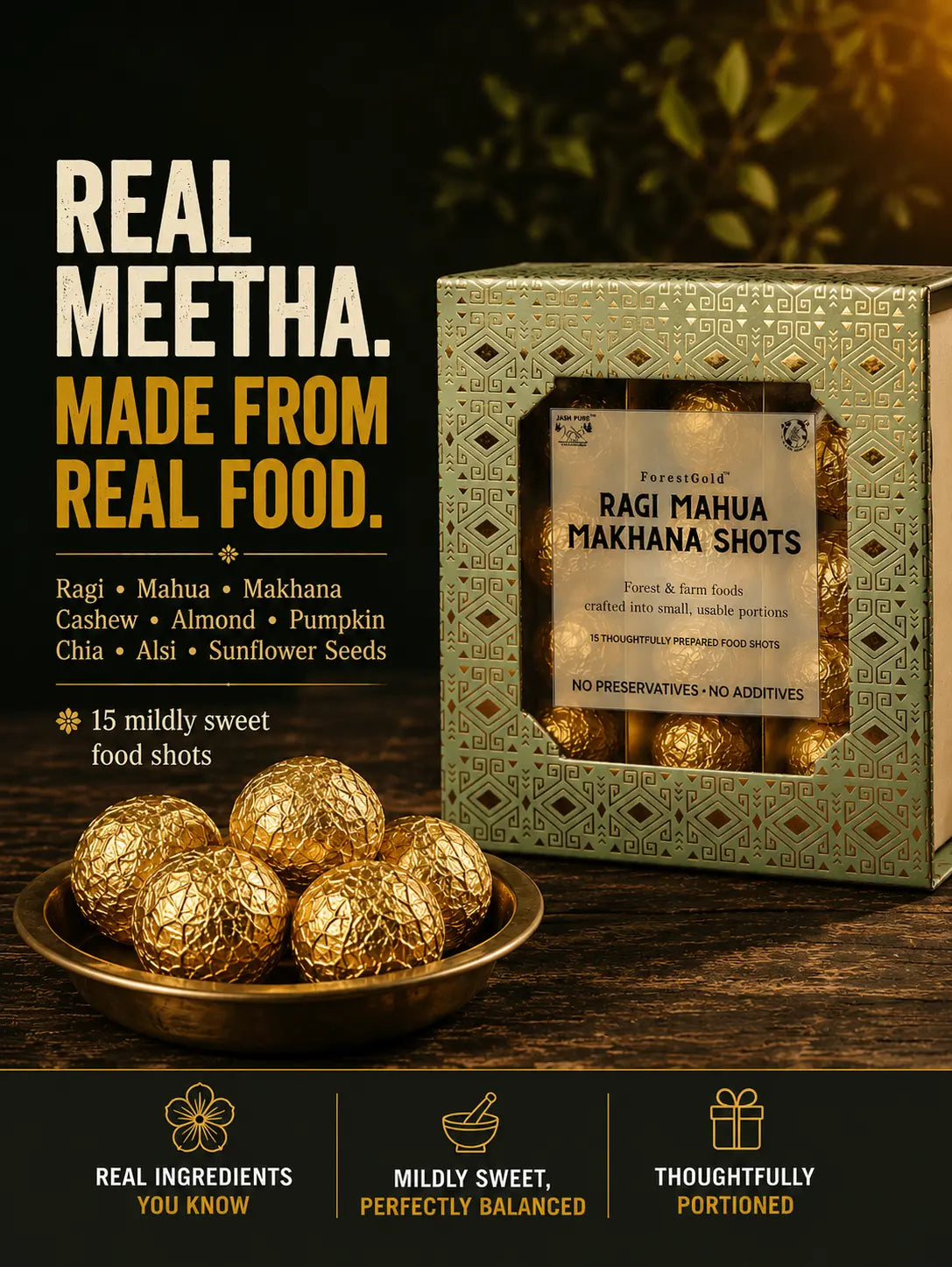 ForestGold Ragi Mahua Makhana Shots