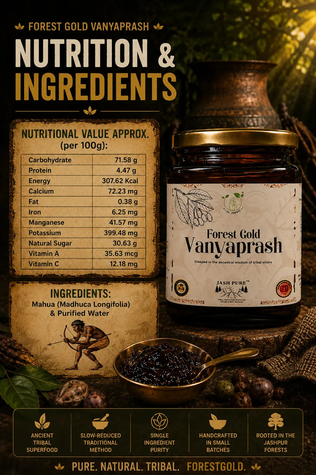 ForestGold Vanyaprash™ | 100% Mahua Night Recovery Food
