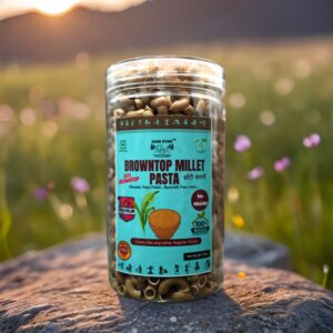 Browntop Millet Pasta 50% – Premium Healthy No Maida Pasta Jar by Jai Jungle