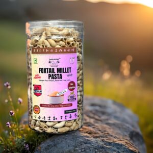 Foxtail Millet Pasta Premium 50% Foxtail front packaging – Healthy Millet Pasta by Jashpure Jai Jungle