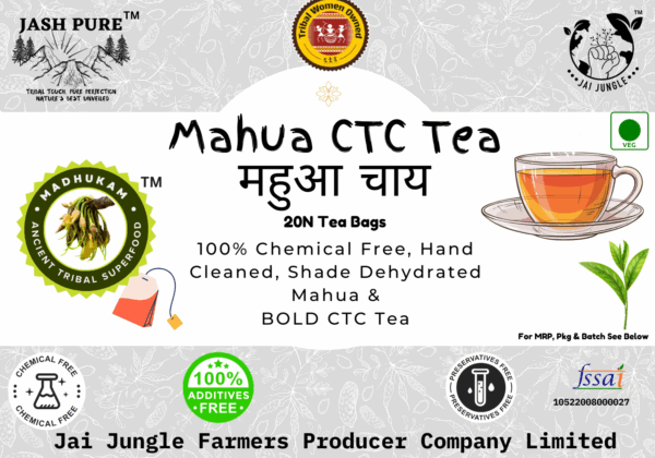 Mahua CTC Tea Bags – Sugar-Free Herbal Black Tea (20 Pack) - Image 2