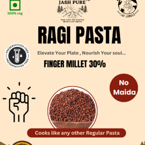 Ragi Millet Pasta 30% – Healthy No Maida Pasta by Jai Jungle, Tribal Women Owned