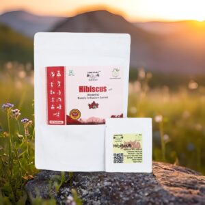 Hibiscus Tea Bags – Jai Jungle Shade-Dehydrated Roselle, Front Packaging