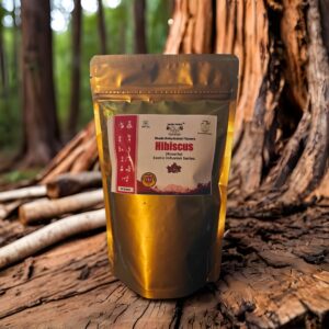 Jai Jungle Hibiscus Loose Tea – 50g shade-dehydrated roselle petals herbal infusion