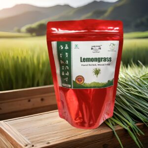 Lemongrass Tea Bags – Jai Jungle Herbal Infusion, Front Packaging