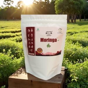 Moringa Tea Bags – Jai Jungle Superfood Herbal Infusion, Front Packaging