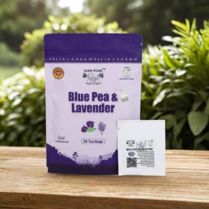 Blue Pea & Lavender Herbal Infusion Tea Bag Pack with Sachet – Jai Jungle